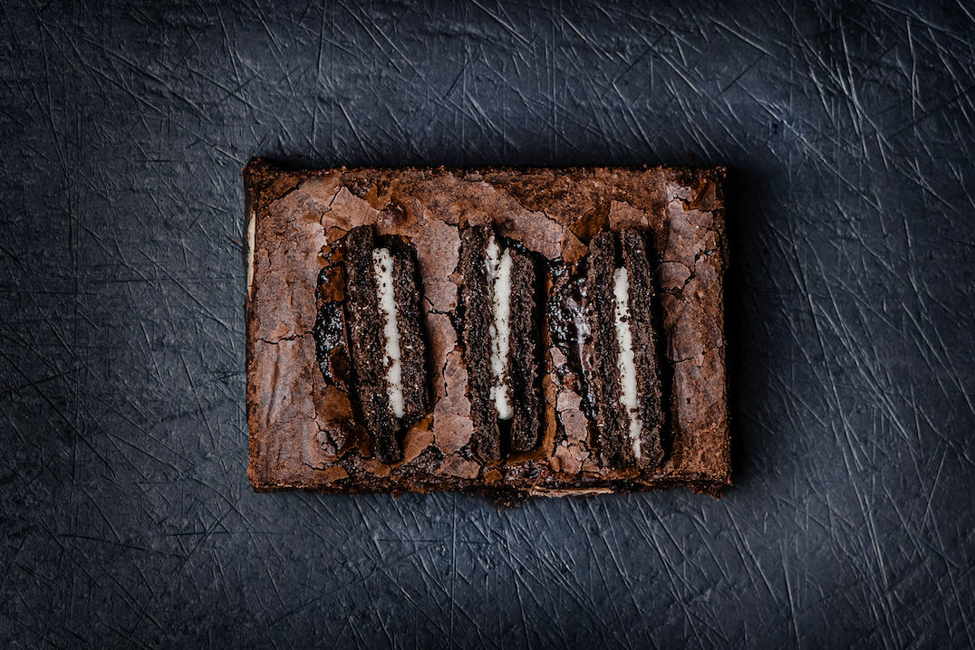 Oreo Brownie, hand made by The Curious Brownie Company