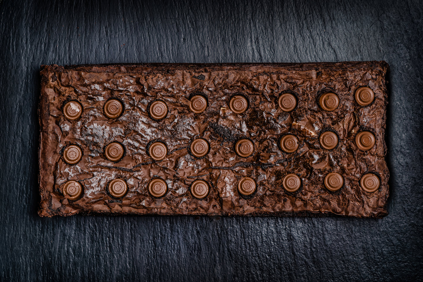 Rolo brownies for home delivery by The Curious Brownie Company