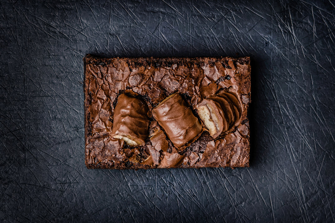 Twix brownie for home delivery by The Curious Brownie Company