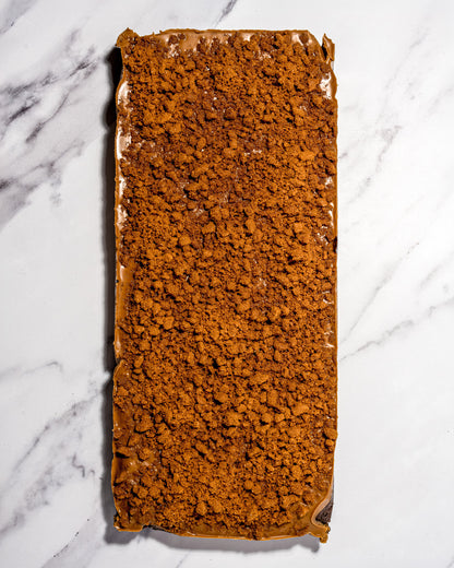 Biscoff Vegan Brownie Slab