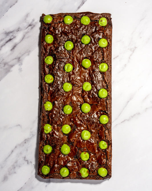 Mint Aero Bubbles Brownie Slab