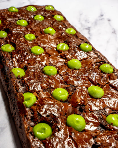 Mint Aero Bubbles Brownie Slab