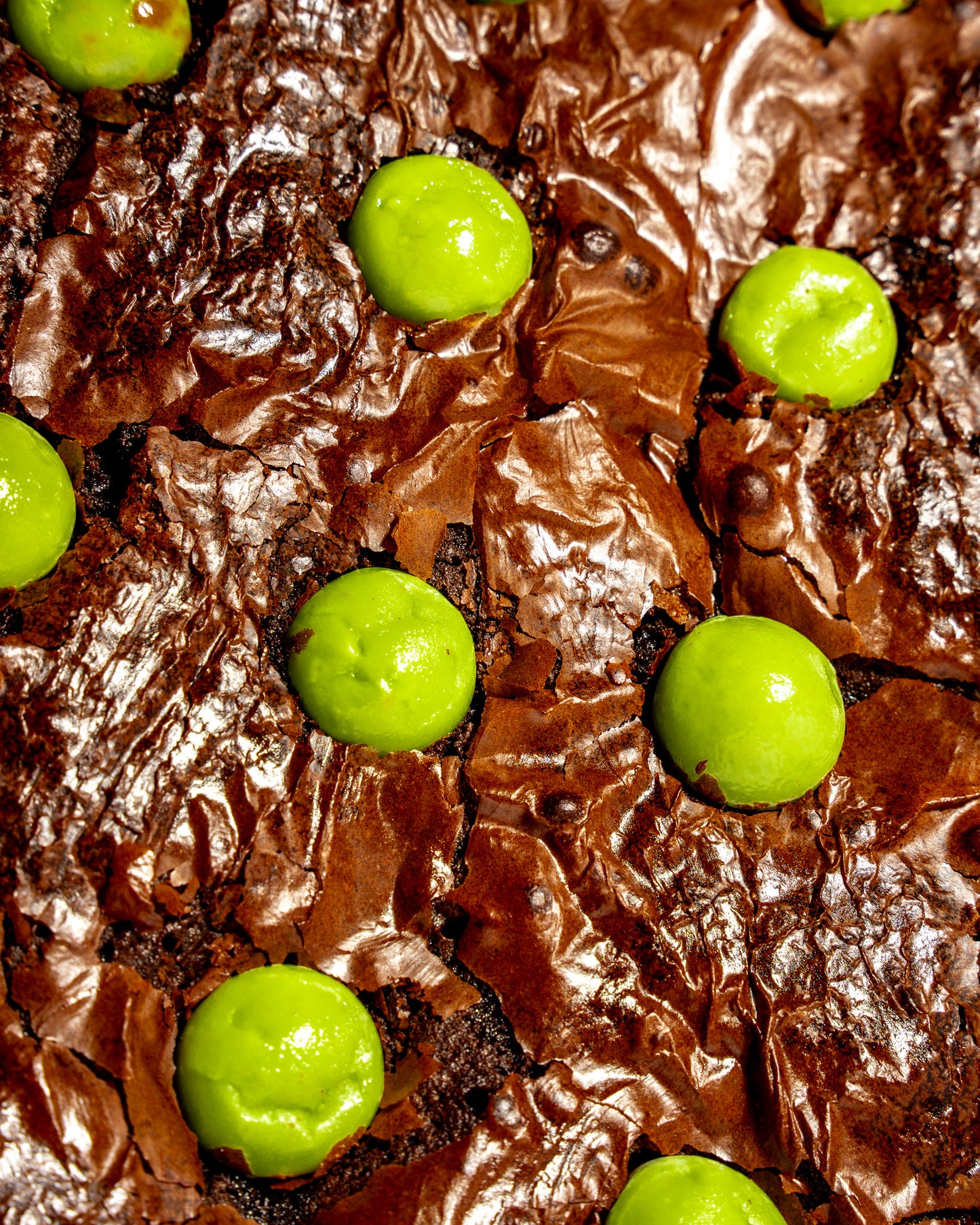 Mint Aero Bubbles Brownie Slab