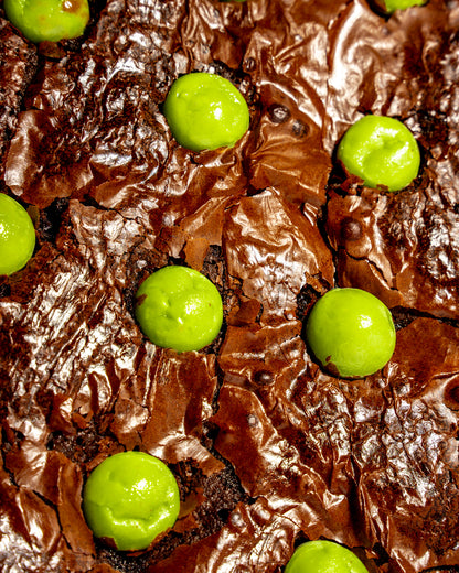 Mint Aero Bubbles Brownie Slab