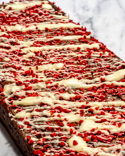 Raspberry & White Chocolate Slab
