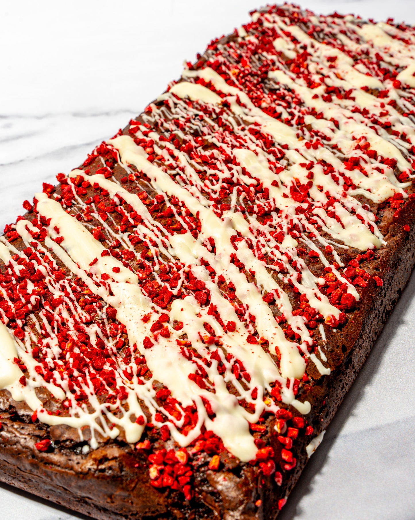 Raspberry & White Chocolate Slab