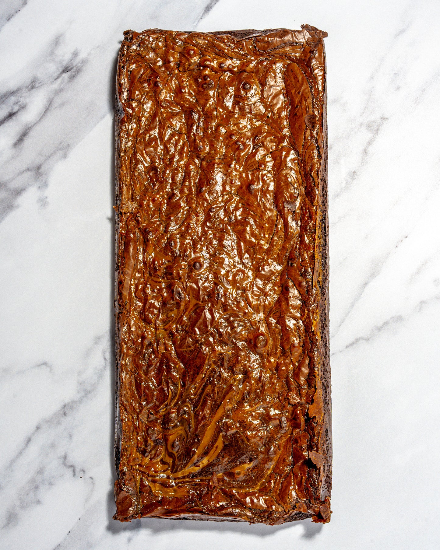 Salted Caramel Brownie Slab