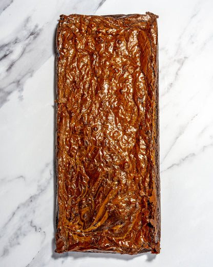 Salted Caramel Brownie Slab