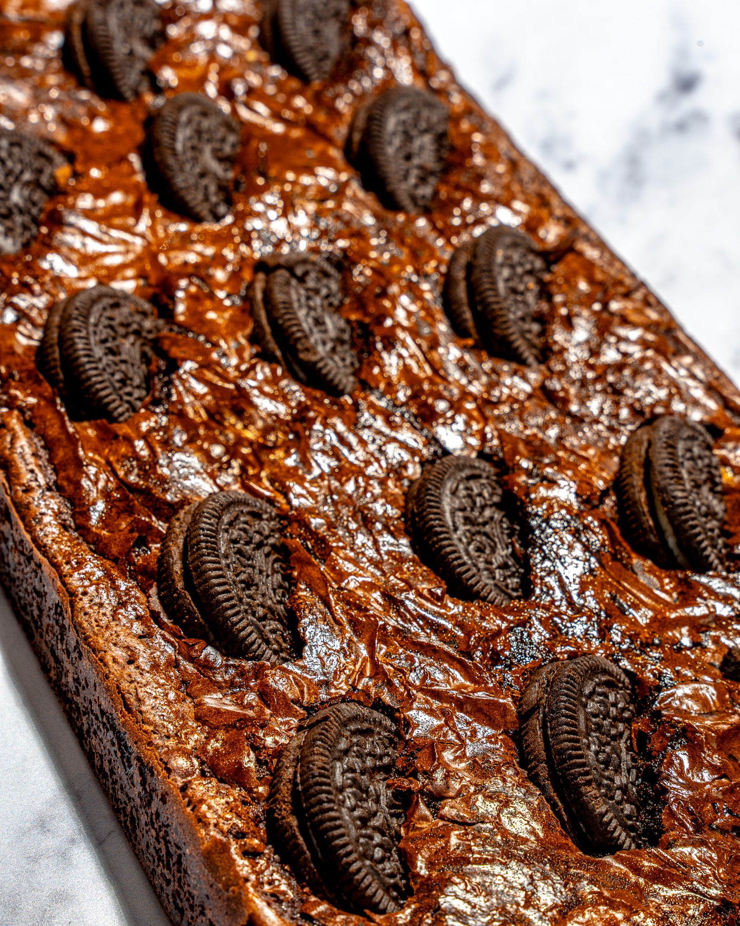 Oreo Brownie Slab