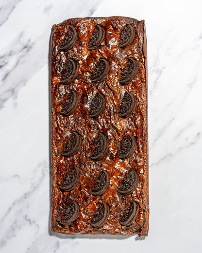 Oreo Brownie Slab