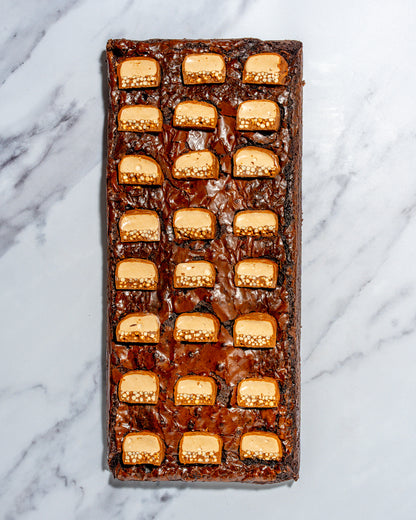 Double Decker Brownie Slab