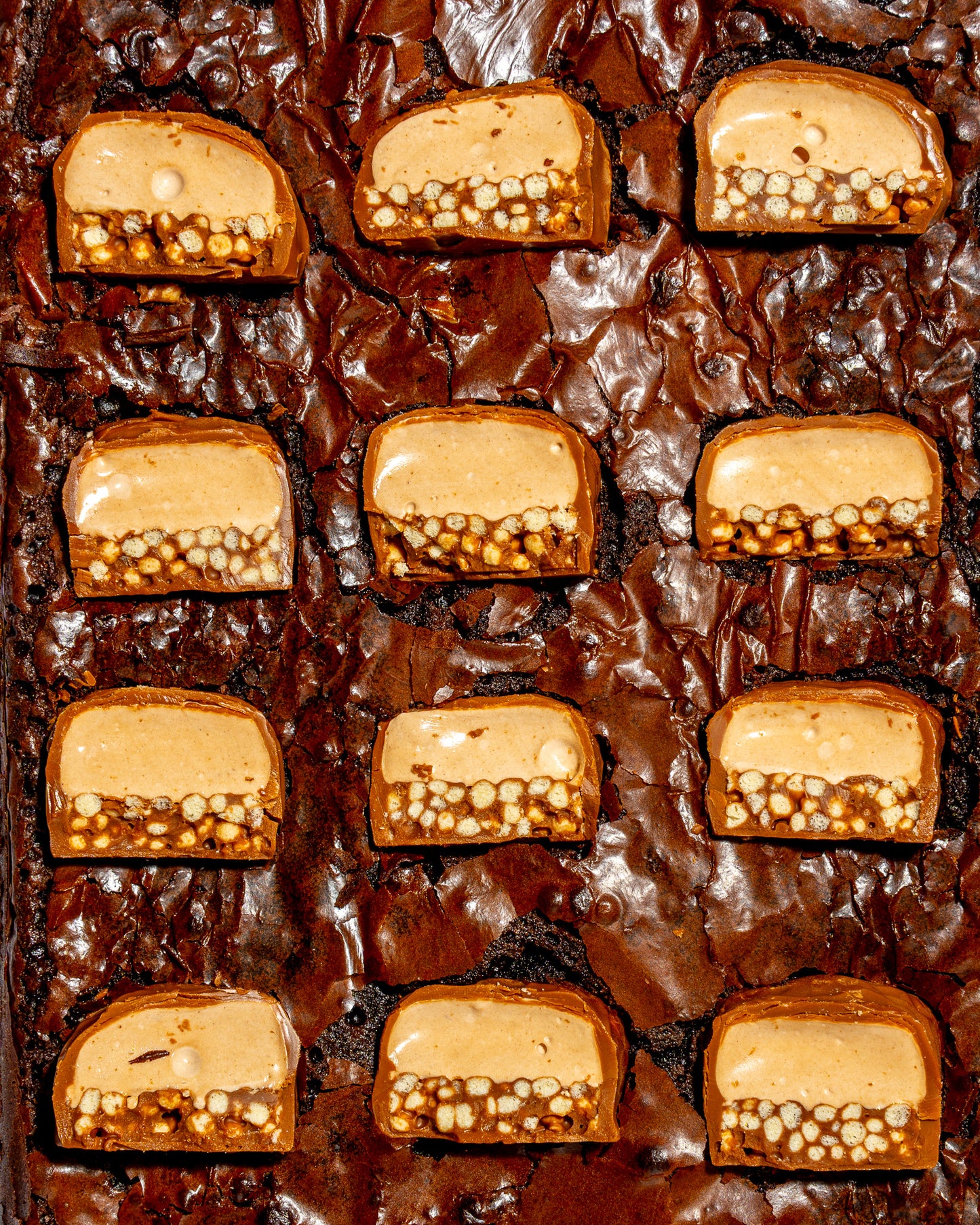 Double Decker Brownie Slab