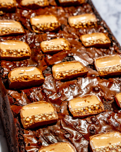 Double Decker Brownie Slab