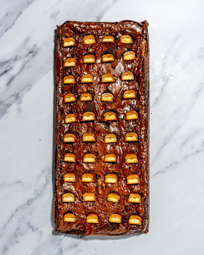 Twix Brownie Slab