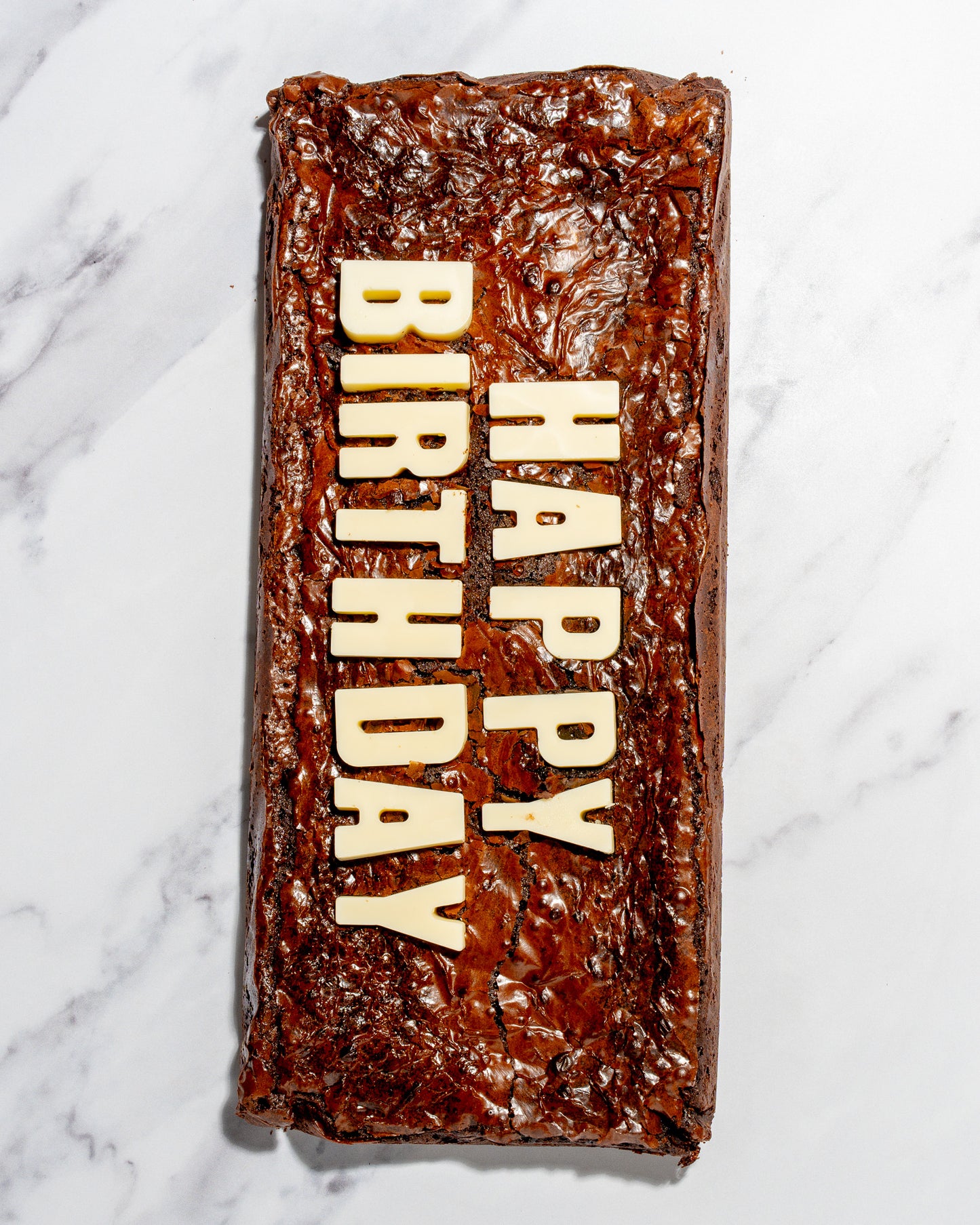 Happy Birthday Brownie Slab