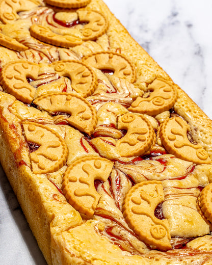 Jammy Dodger Blondie Slab