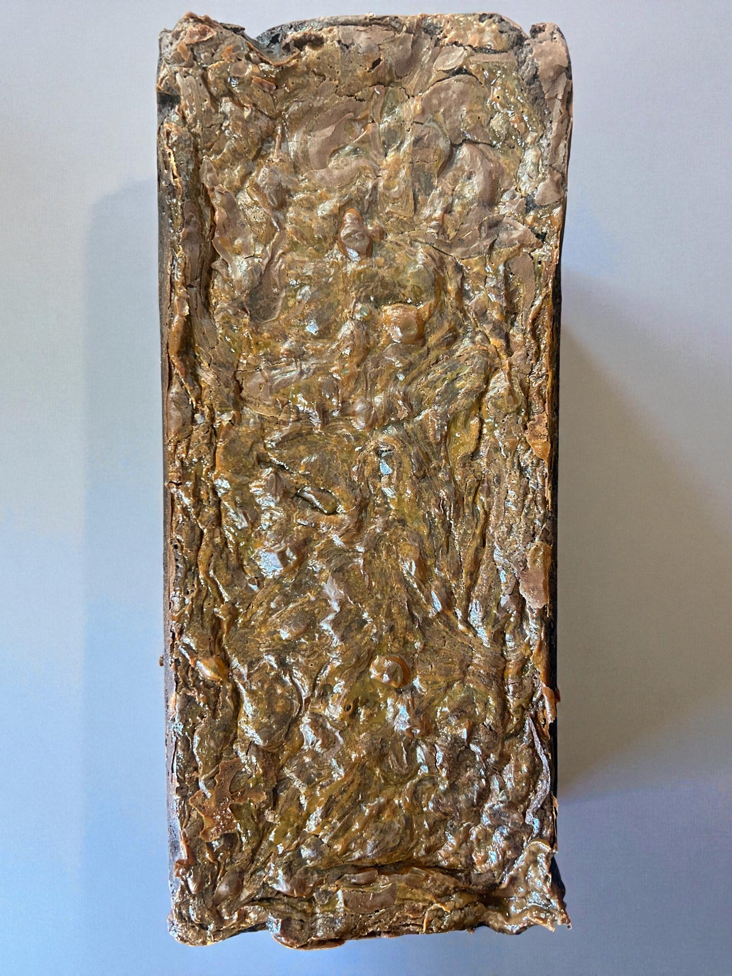 Salted Caramel Brownie Slab