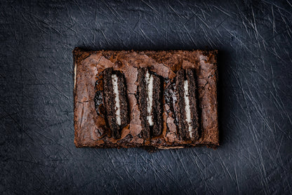 Oreo Brownie, hand made by The Curious Brownie Company