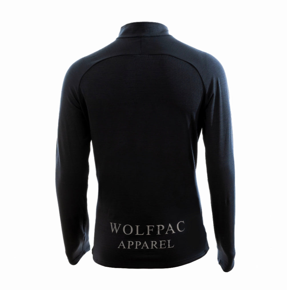Unisex 1/4 Zip Top Curious Coffee Active Wear