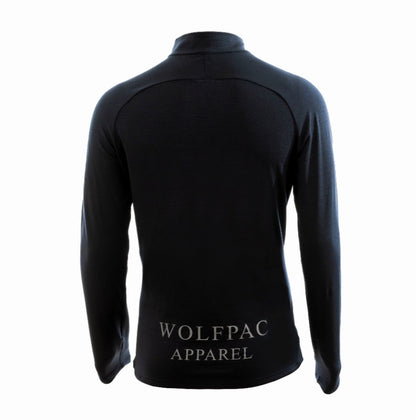 Unisex 1/4 Zip Top Curious Coffee Active Wear