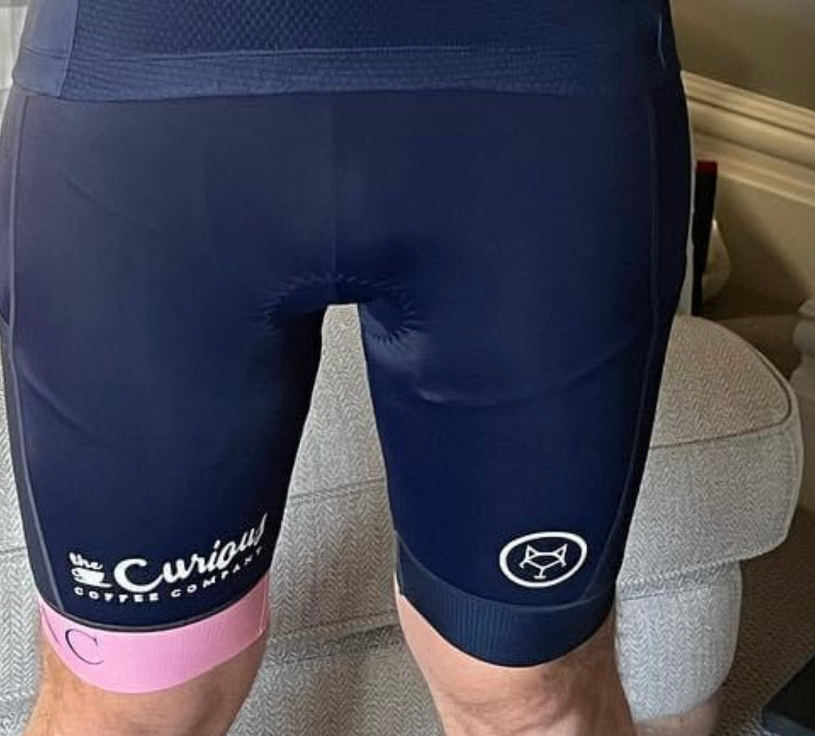 Ladies Curious Coffee Bib Cycling Shorts